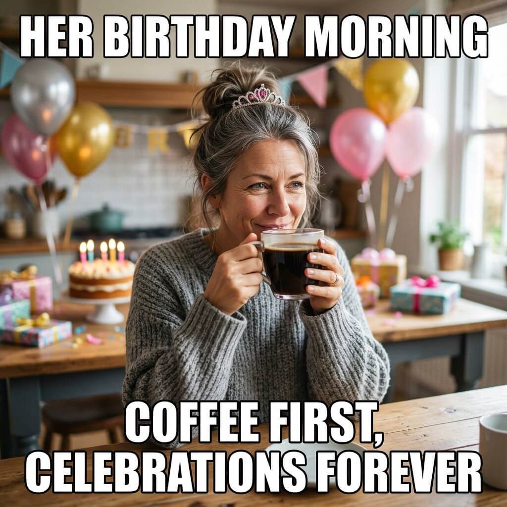 Coffee First Celebration Meme