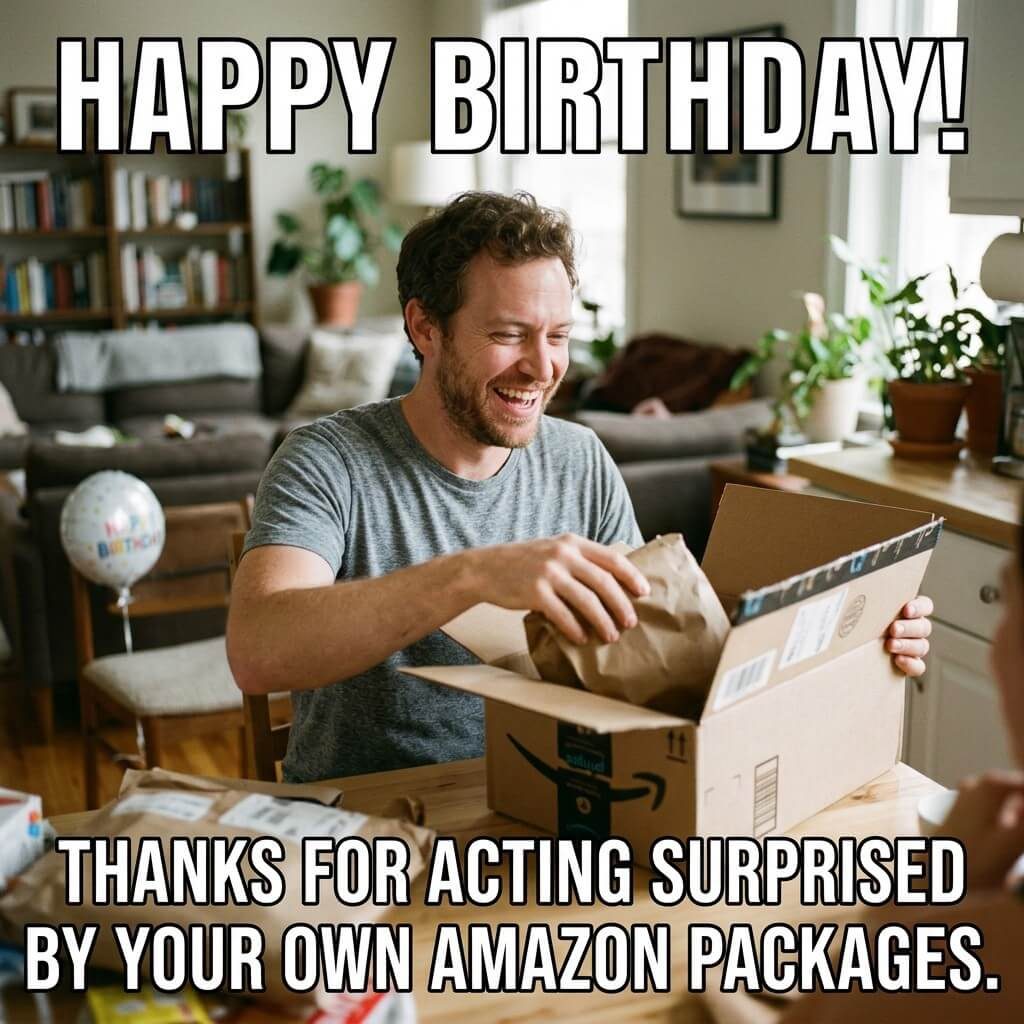 Surprise Amazon Delivery Meme