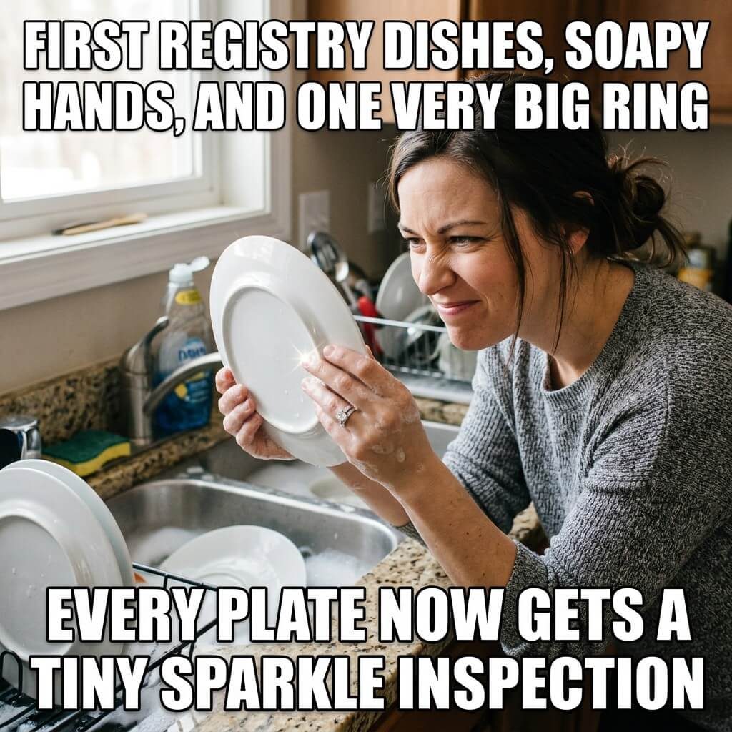 Registry Dish Duty Sparkle Meme