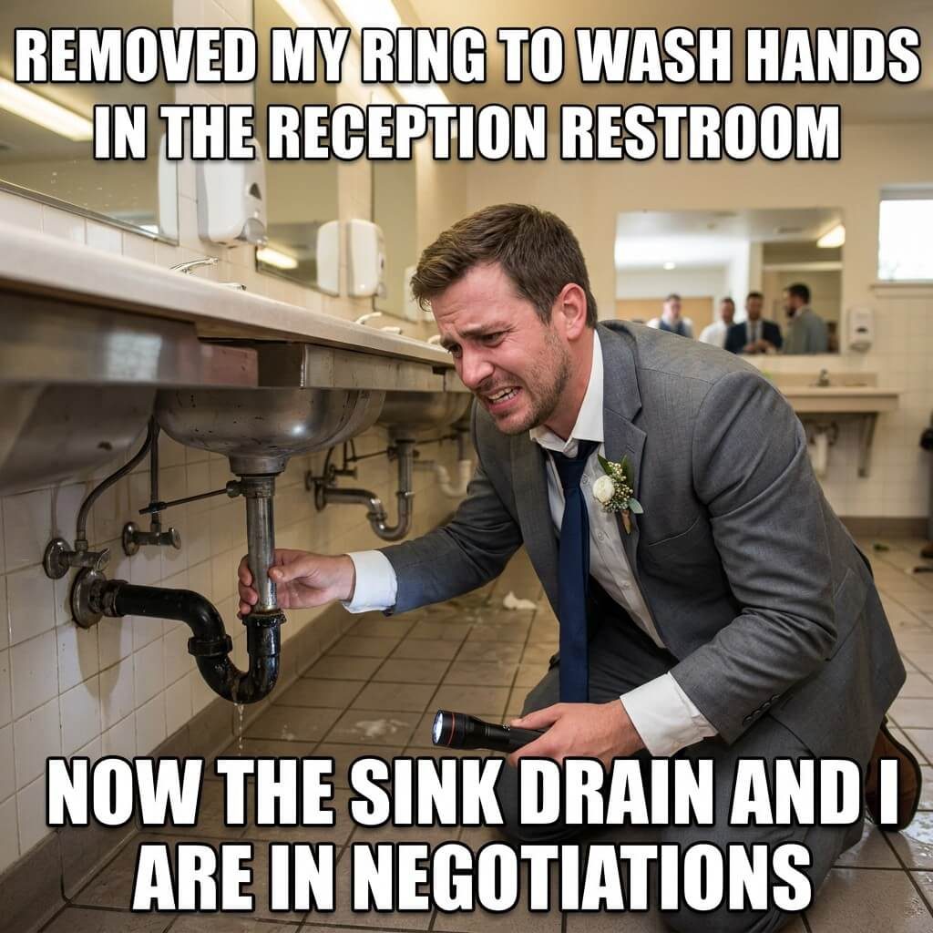 Restroom Drain Negotiation Meme