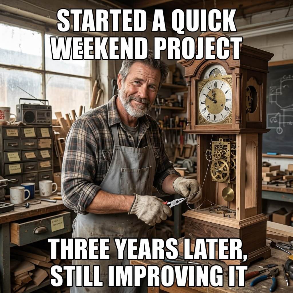 Weekend Project Timeline Meme