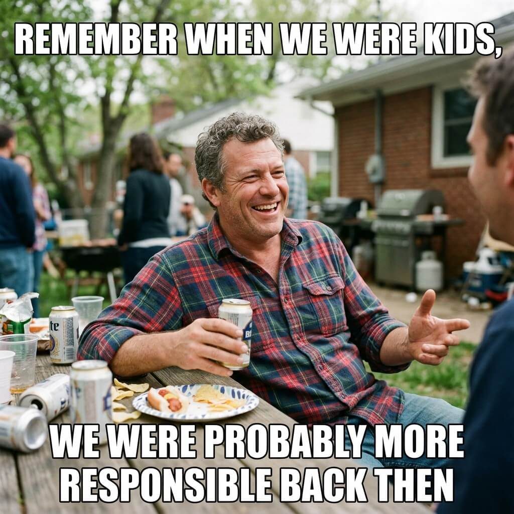 Responsible Back Then Meme