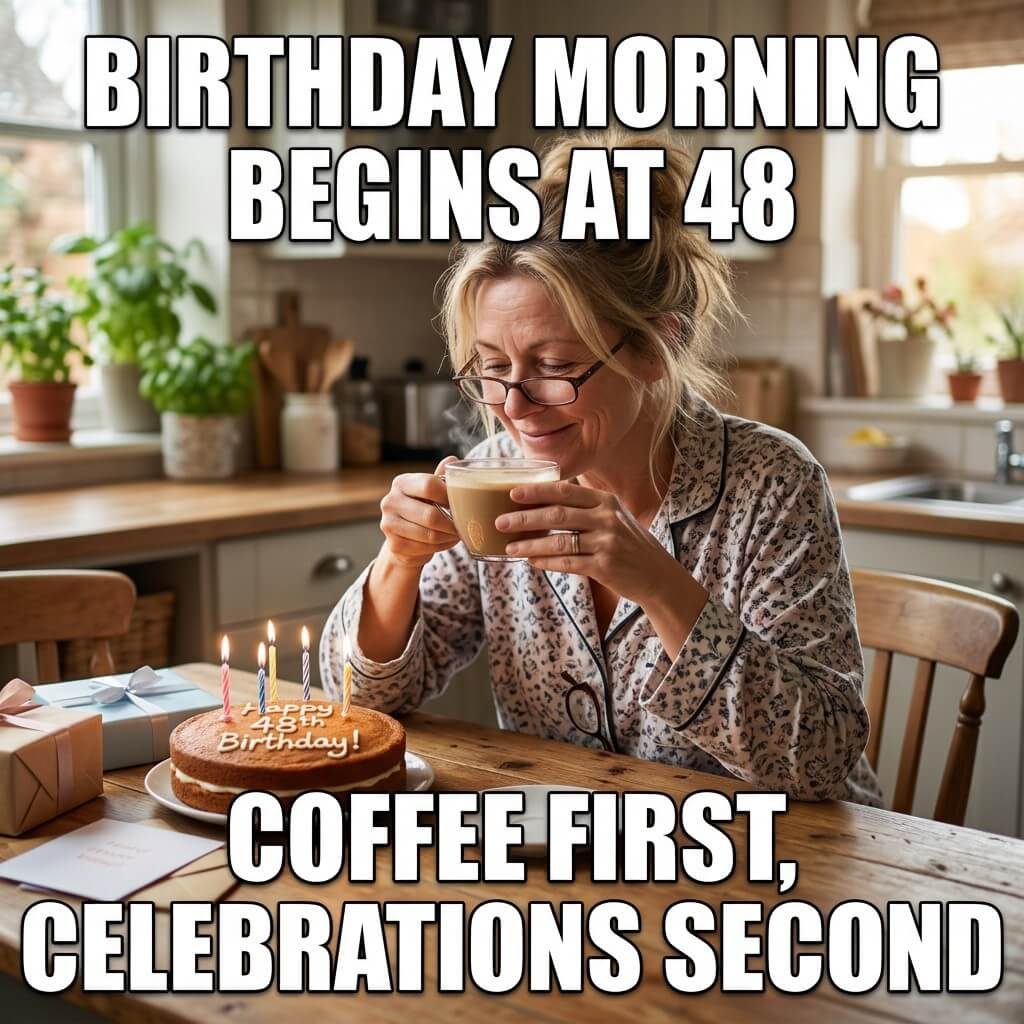 Coffee Before Cake Meme