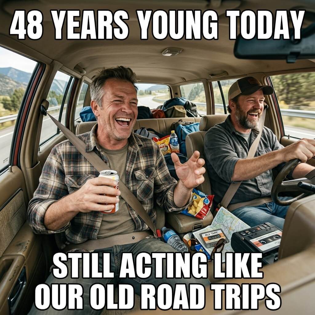 Old Road Trip Energy Meme
