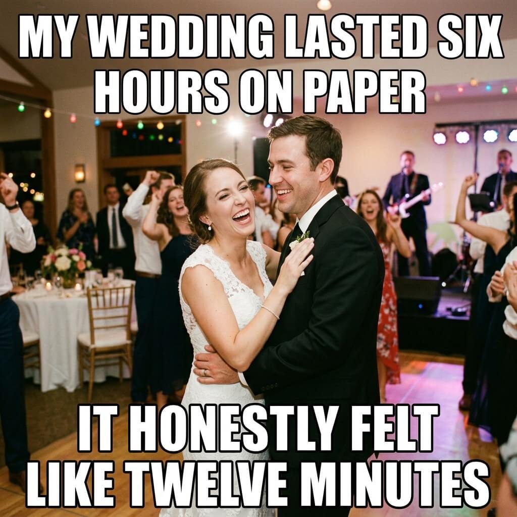 Reception Time Warp Meme