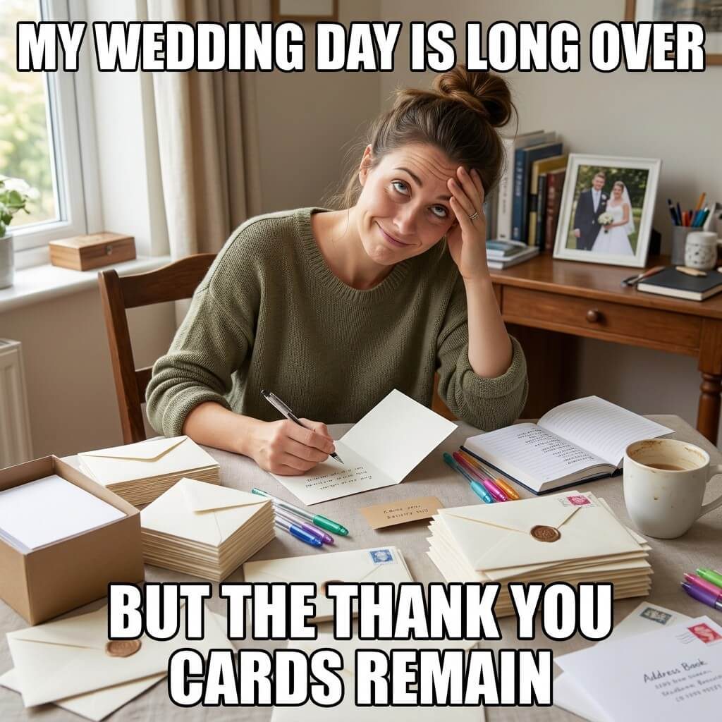 Thank You Card Backlog Meme