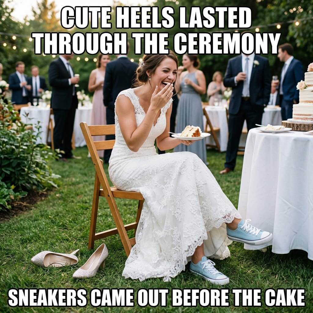 Heels to Sneakers Meme
