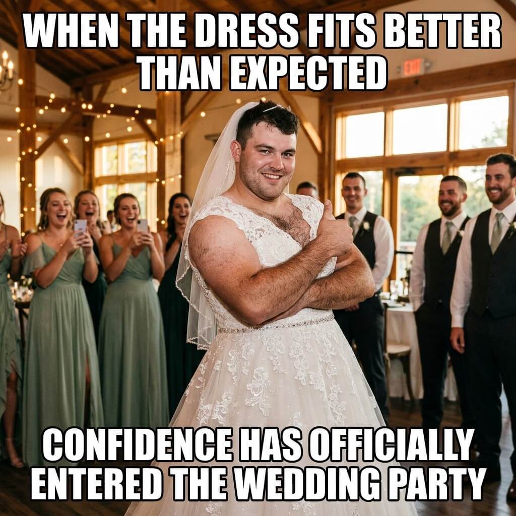 Sudden Runway Confidence Meme