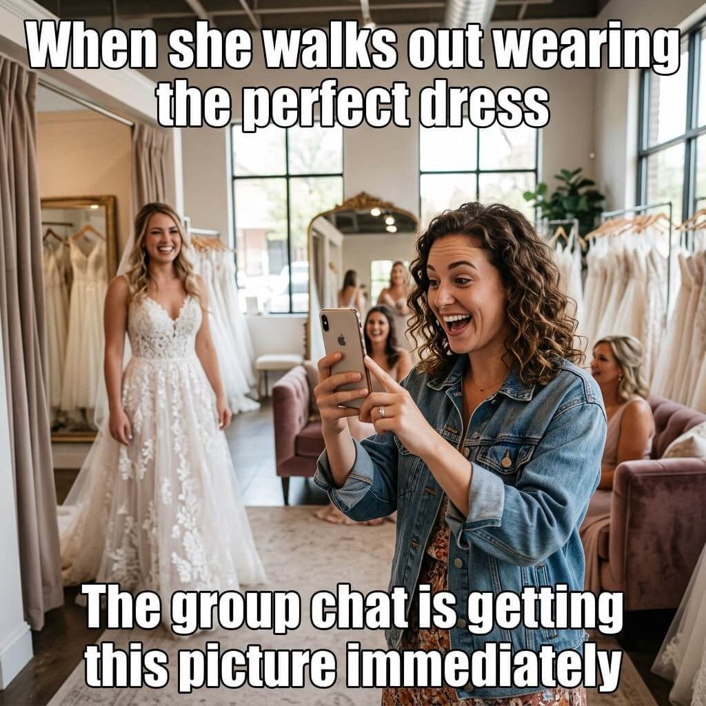 Fitting Room Photo Drop Meme