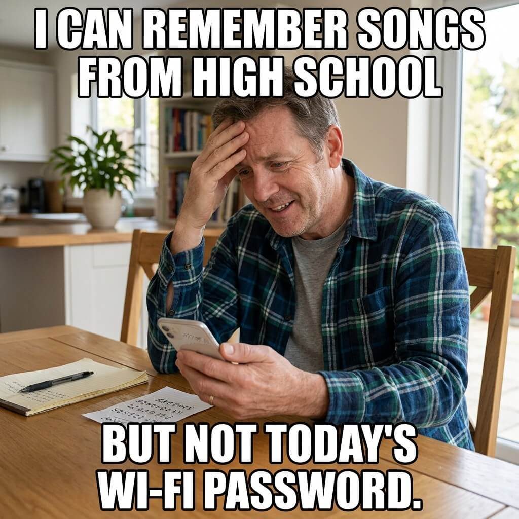 Lyrics Over Passwords Meme