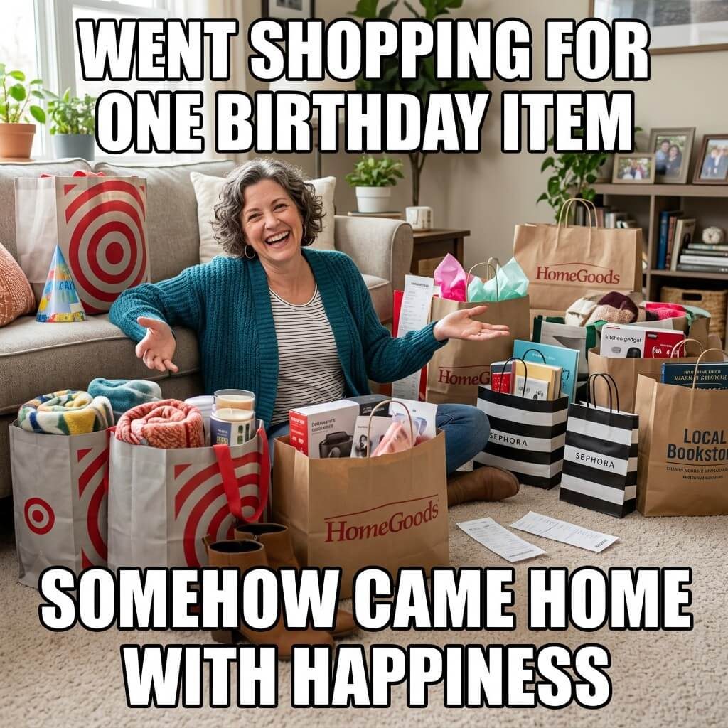 Retail Therapy Receipt Meme