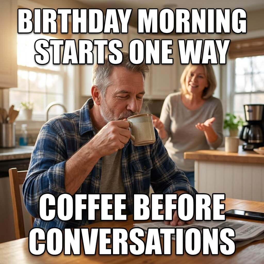 Coffee Before Conversation Meme