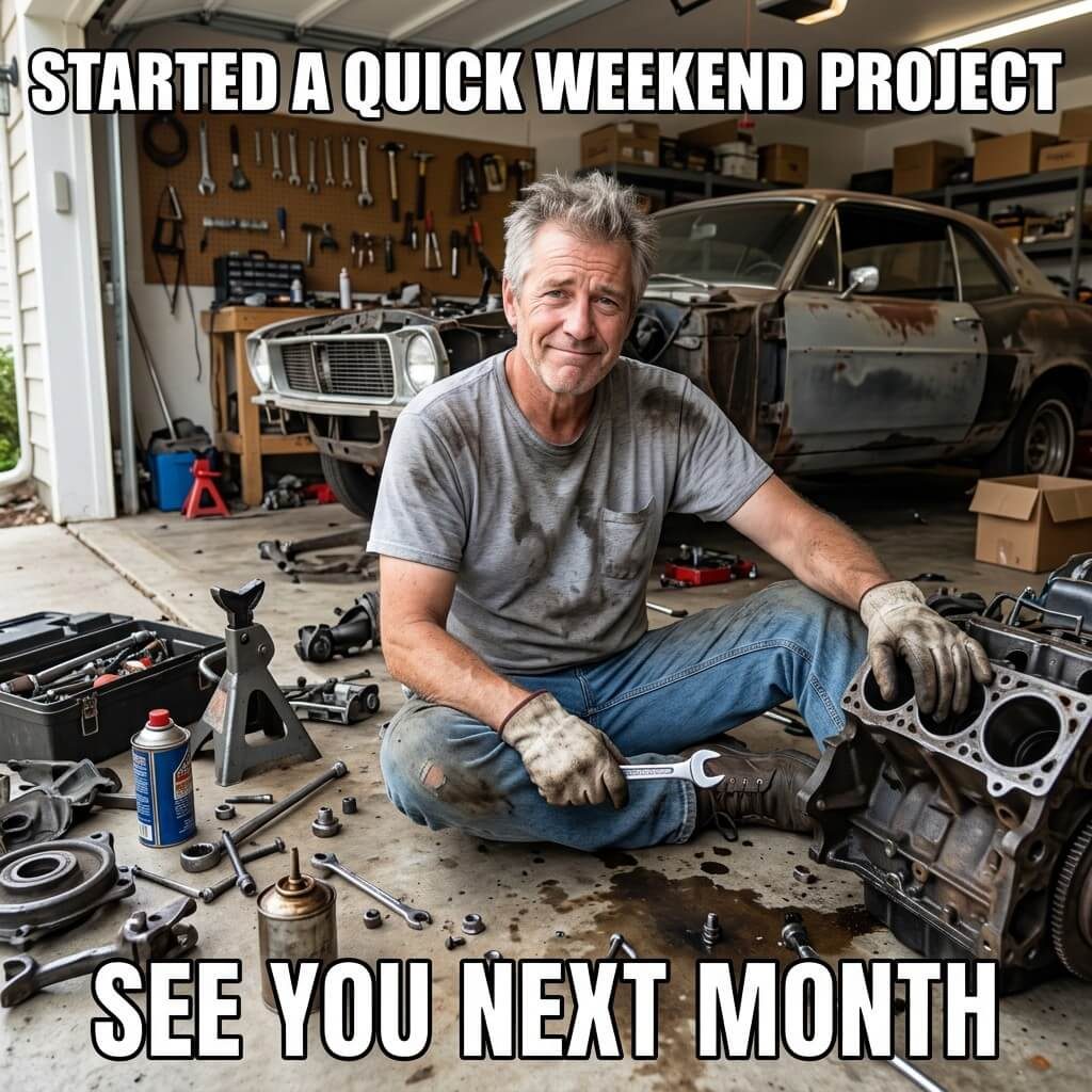 Weekend Project Timeline Meme
