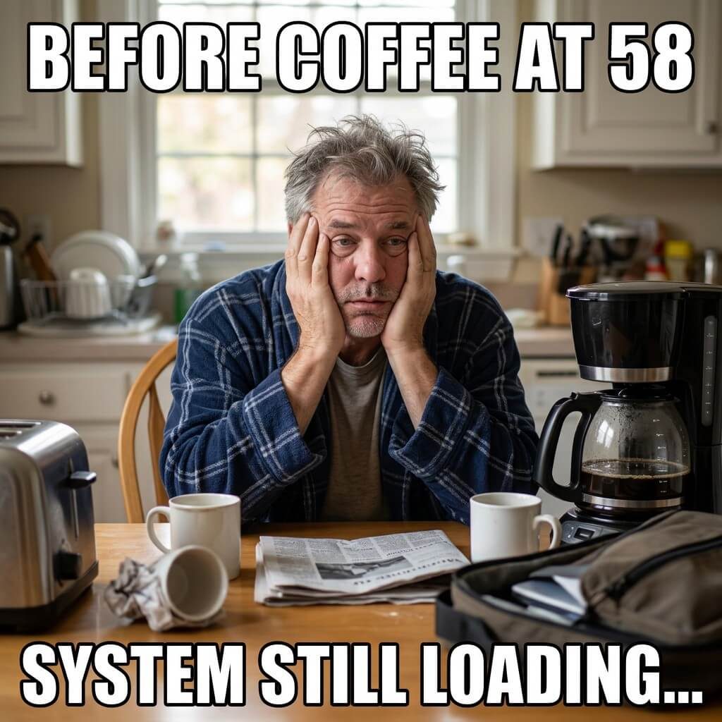 Buffering Before Coffee Meme
