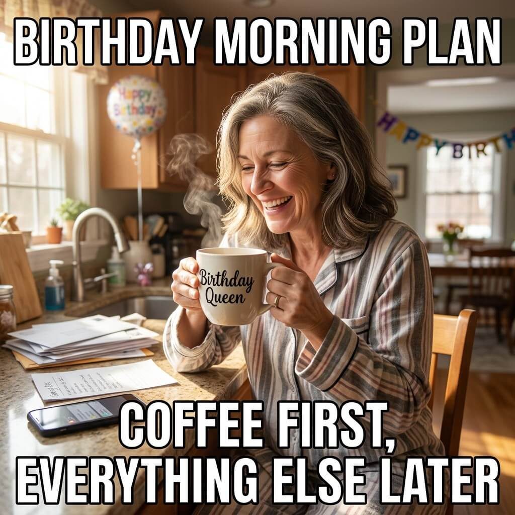 Coffee Before Confetti Meme