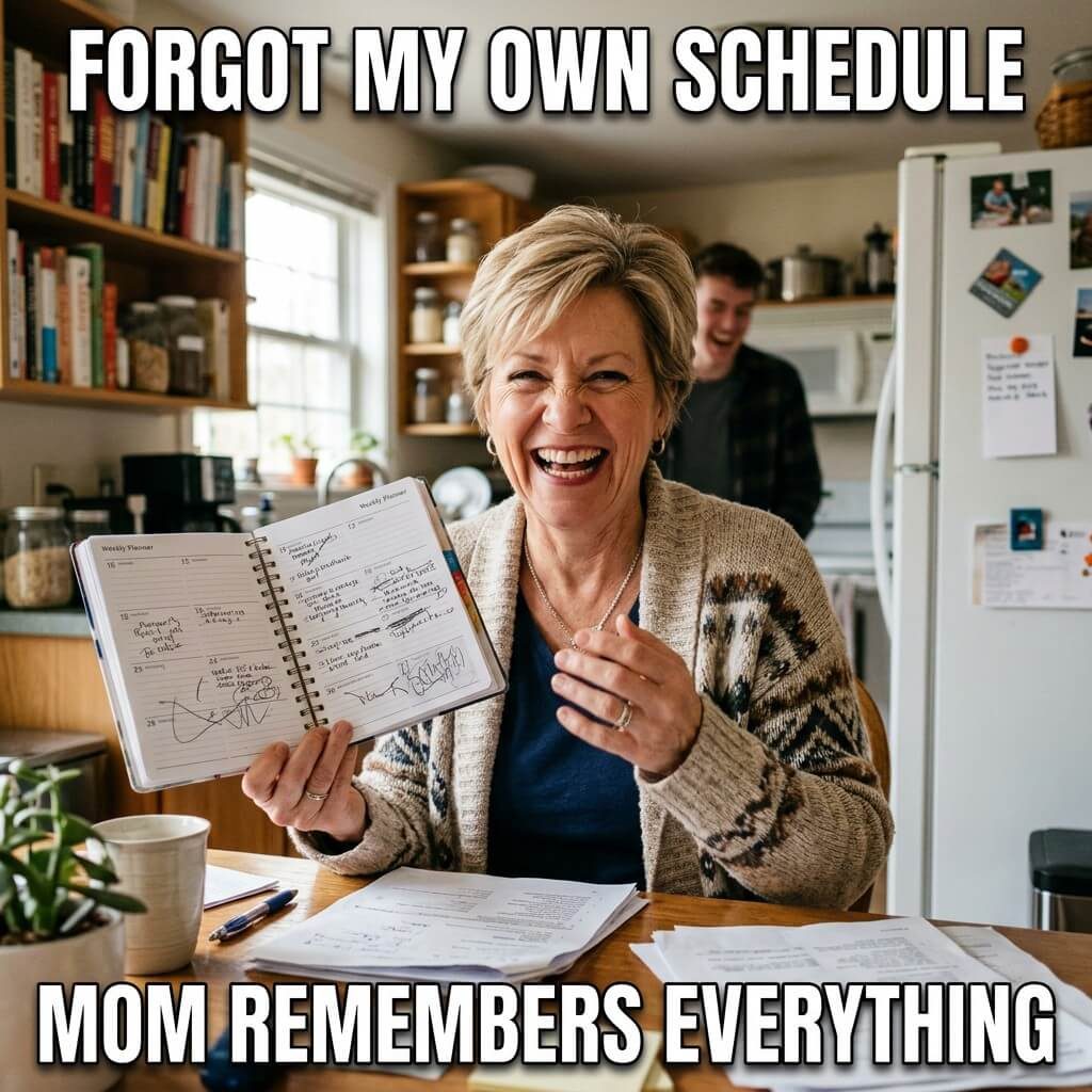 Family Calendar Backup Meme