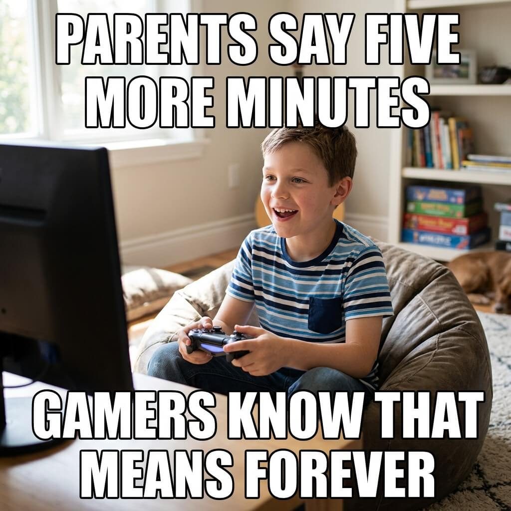 Five More Minutes Myth Meme