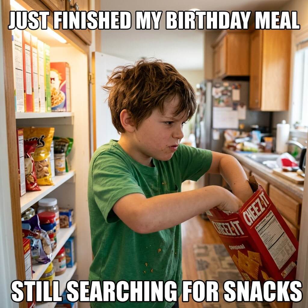 Post Cake Snack Hunt Meme