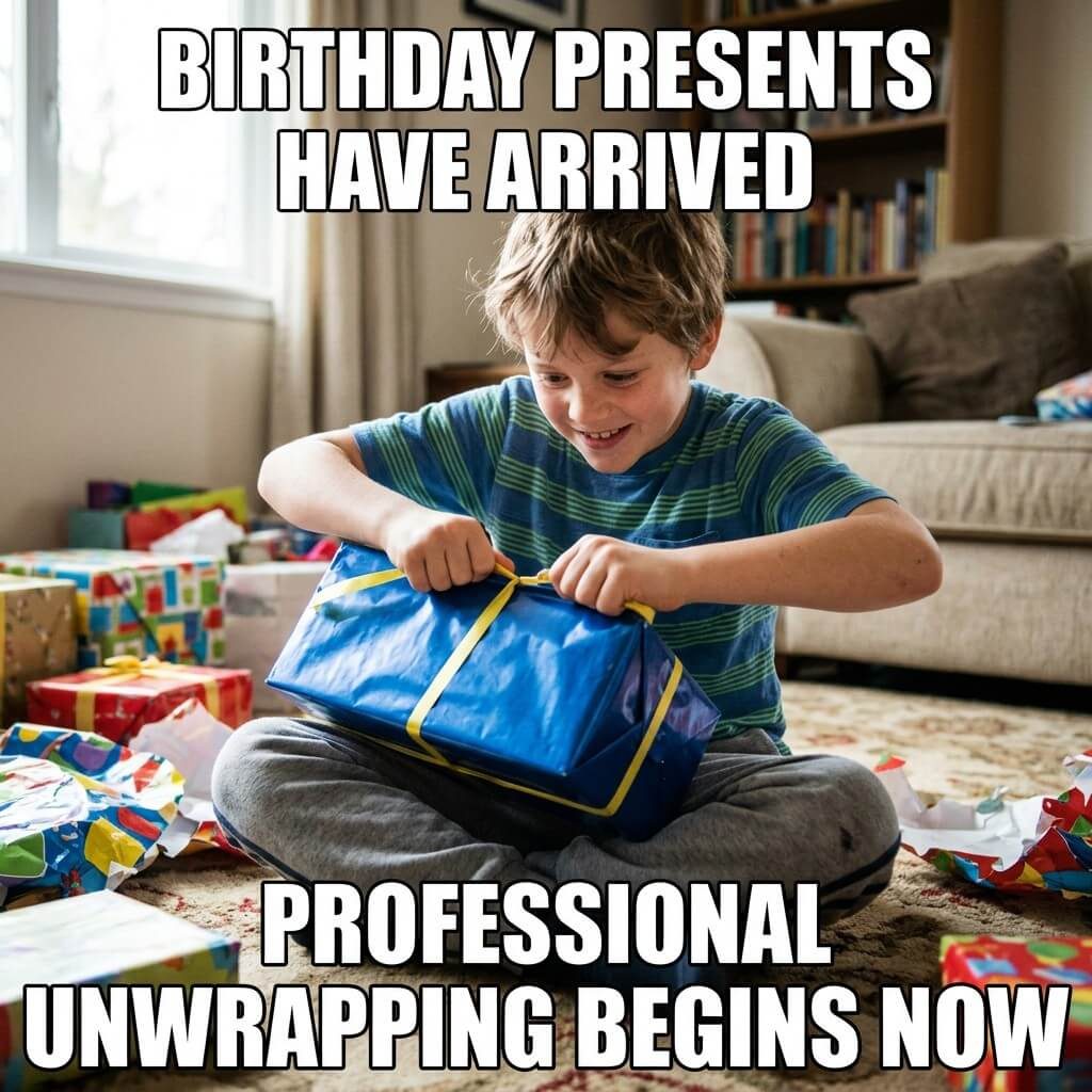 Wrapping Paper Demolition Meme
