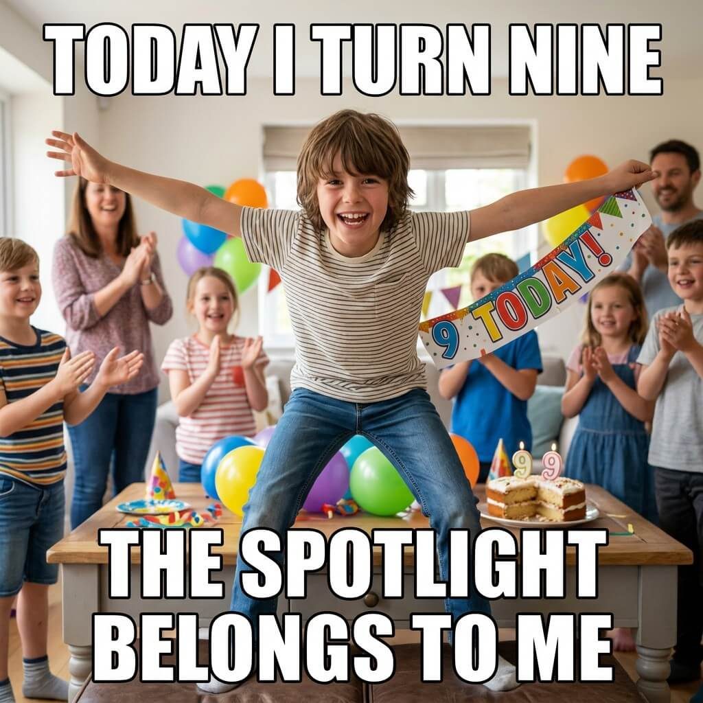 Main Character Birthday Meme