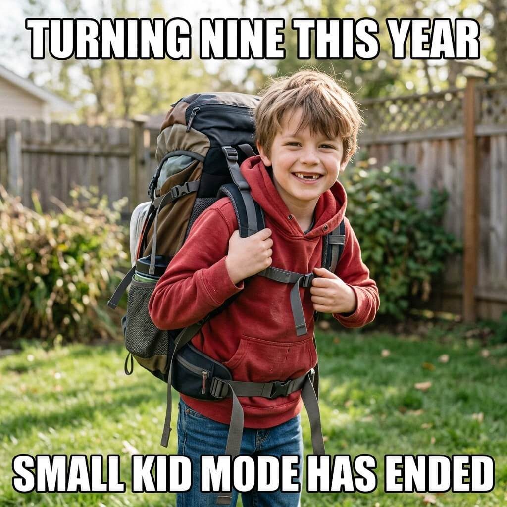 Big Kid Upgrade Meme