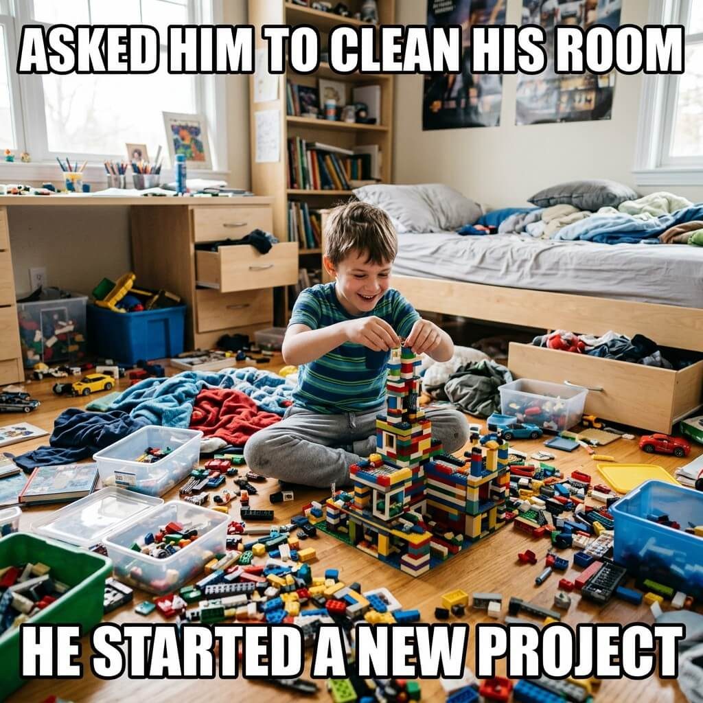 Chore Avoidance Engineering Meme