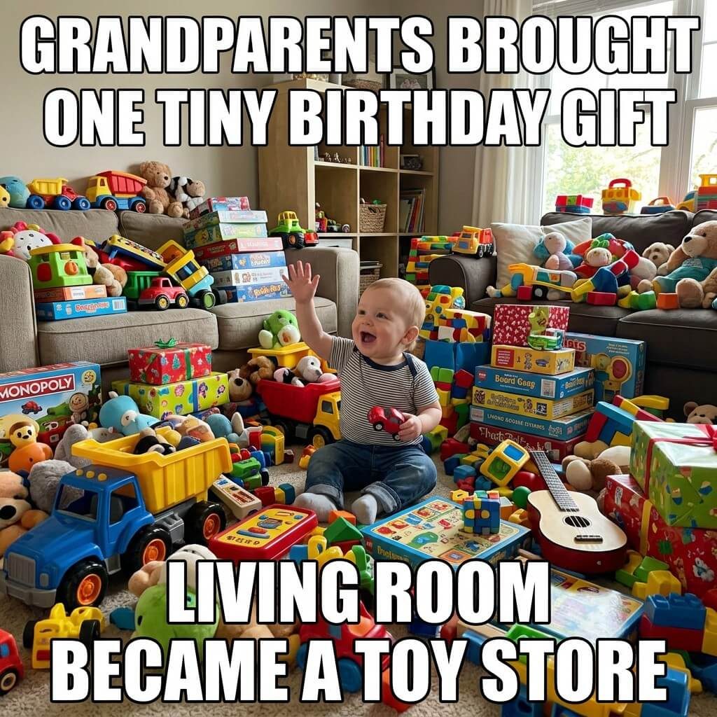 Grandparent Gift Avalanche Meme