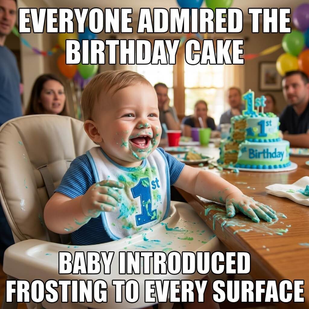 Frosting Everywhere Meme