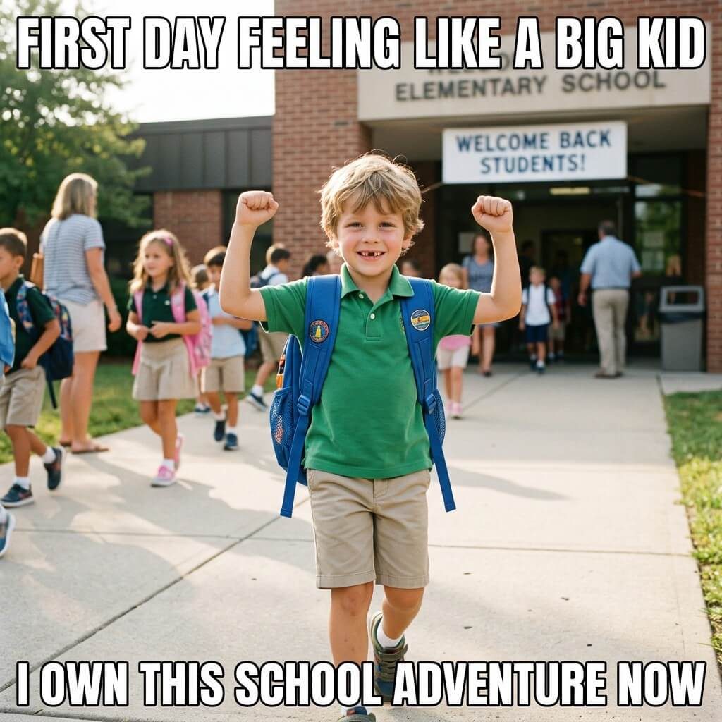 Big Kid Bus Debut Meme