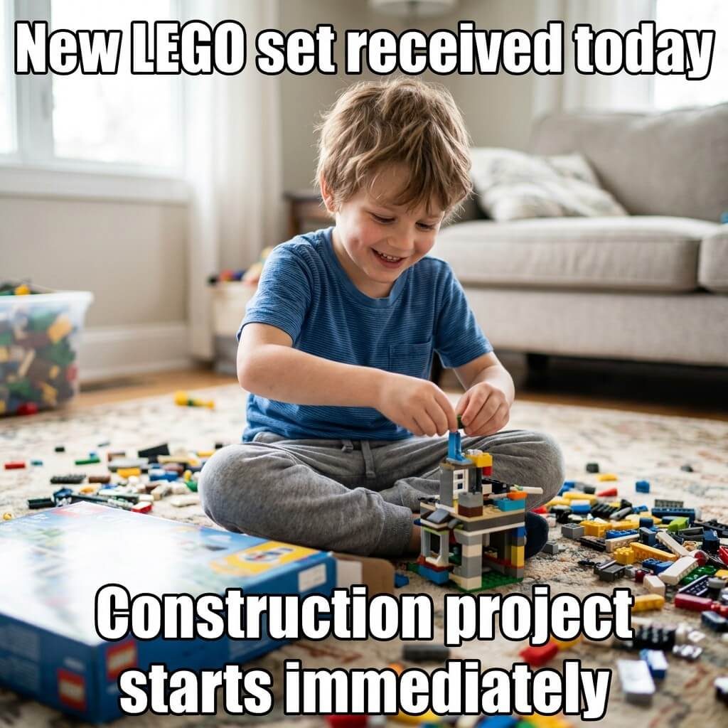 Living Room Construction Zone Meme