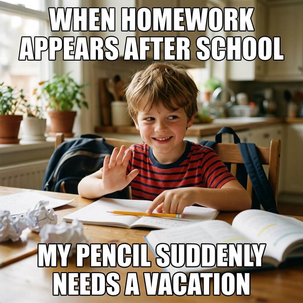 Pencil Needs PTO Meme