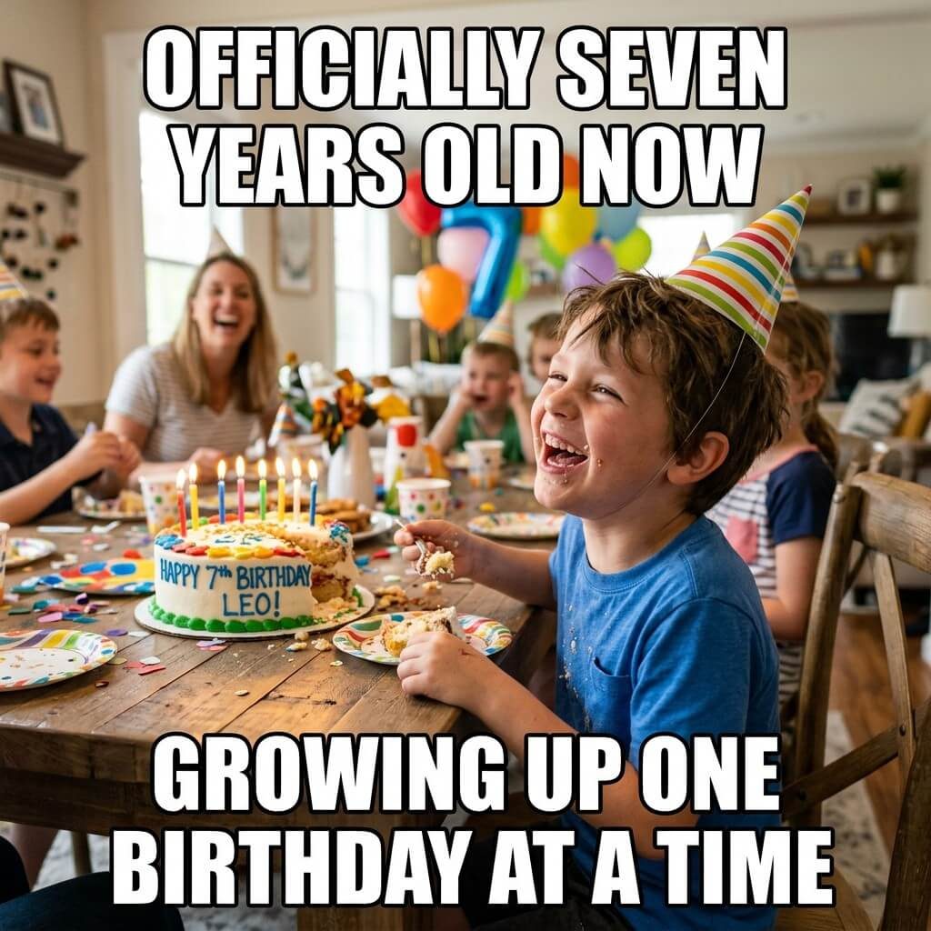 Officially Seven Milestone Meme