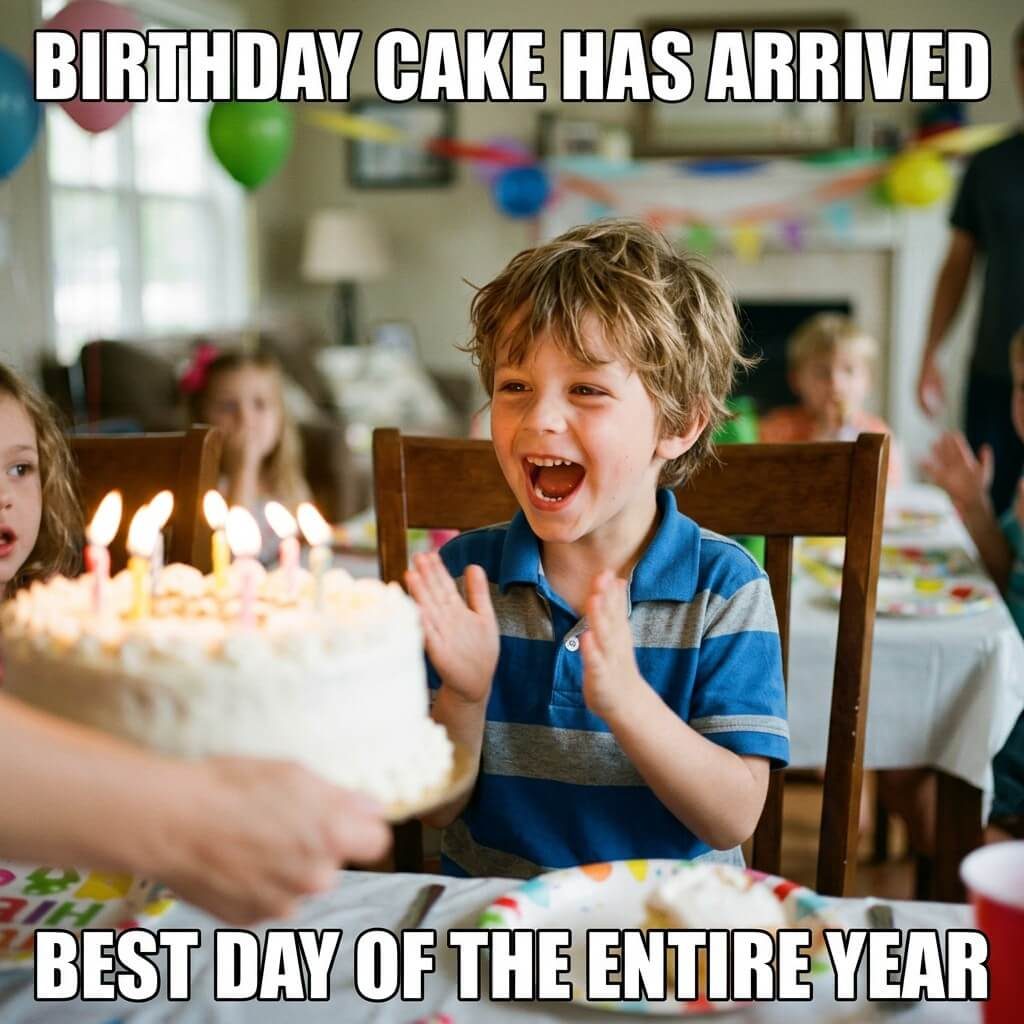 Cake Cart Arrival Meme