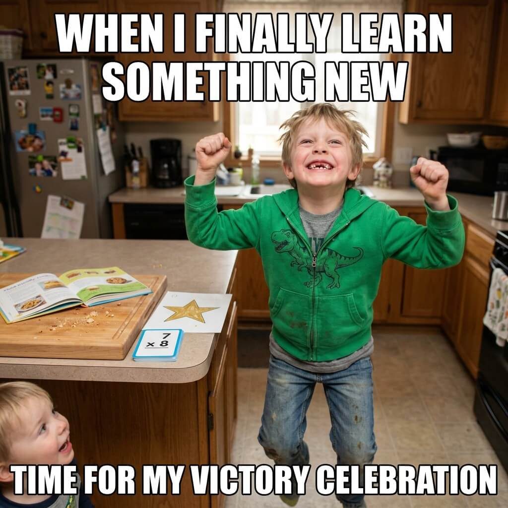 Victory Lap Kitchen Meme