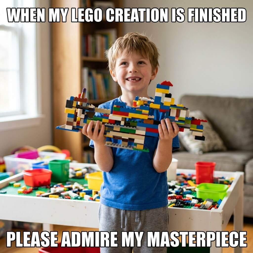 LEGO Gallery Tour Meme