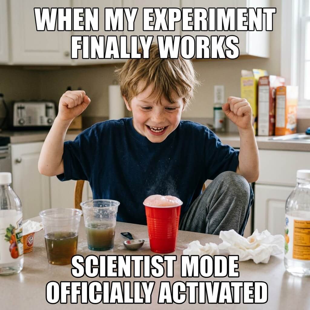 Kitchen Lab Breakthrough Meme