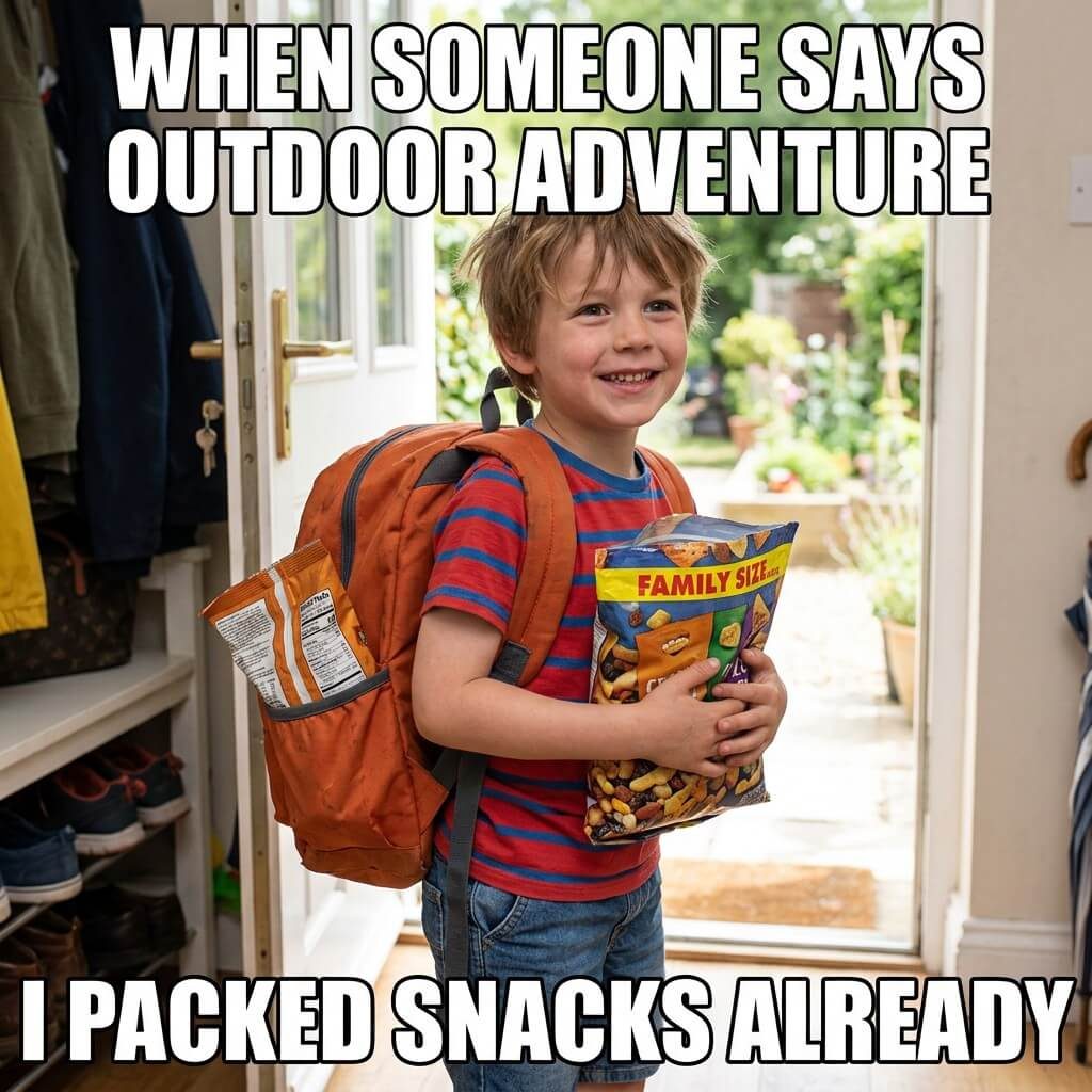 Snacks Packed First Meme