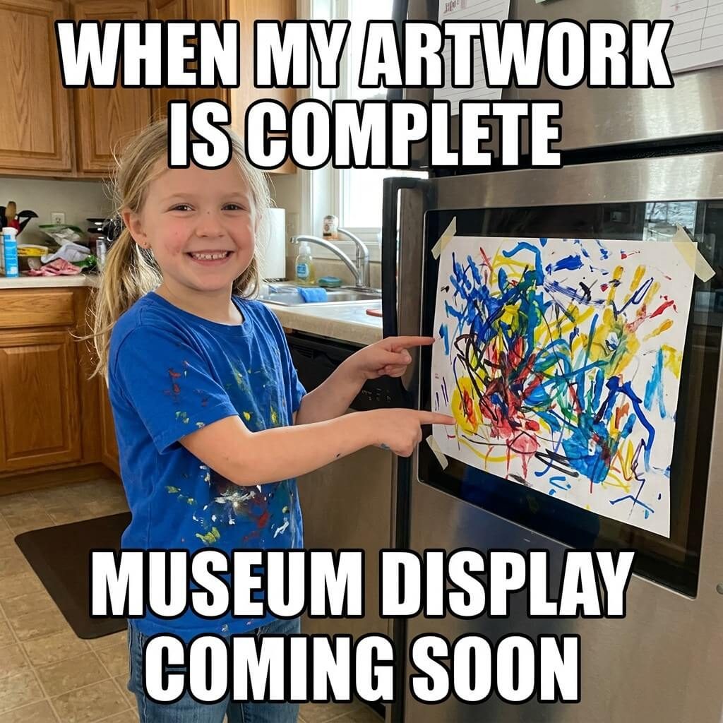 Fridge Gallery Debut Meme