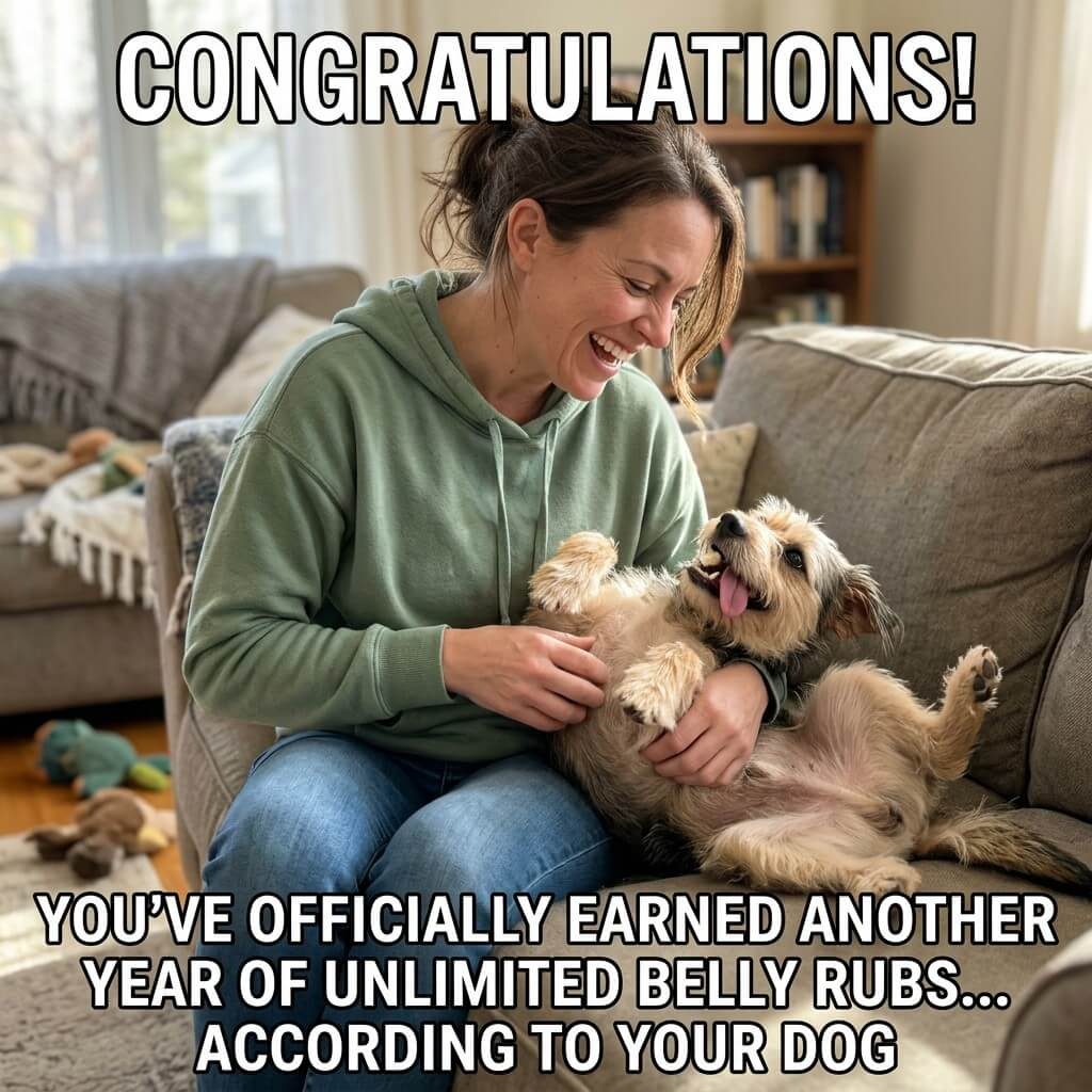 Unlimited Belly Rubs Meme
