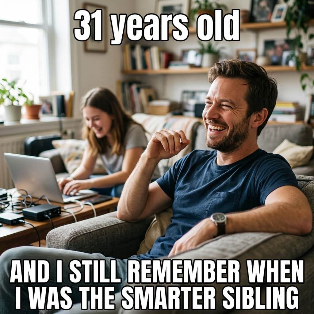 Smarter Sibling Era Meme