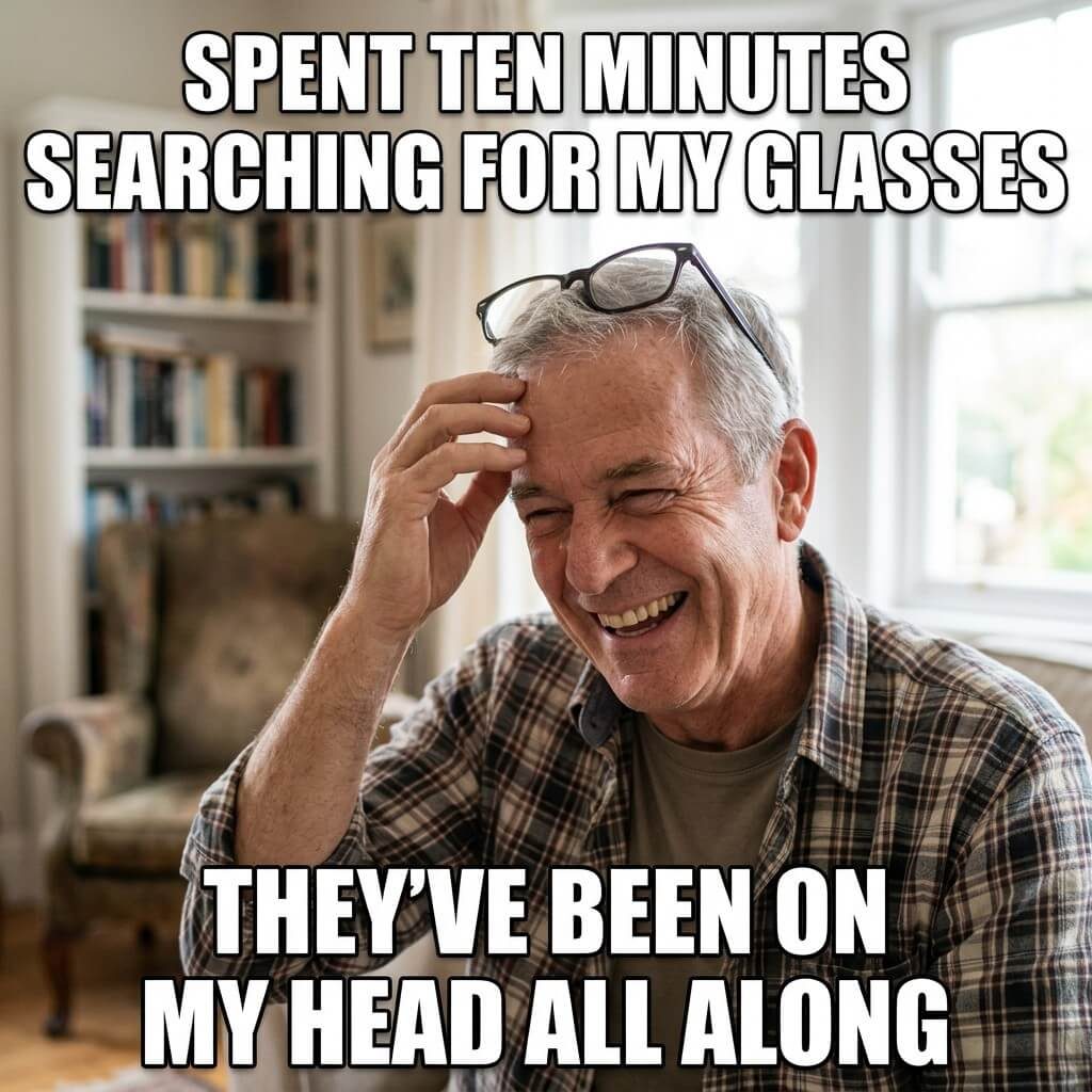 Glasses On Head Meme