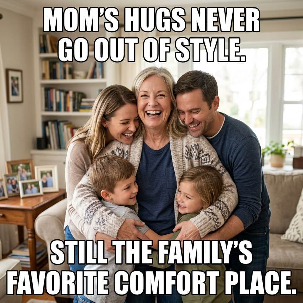 Timeless Mom Hug Meme