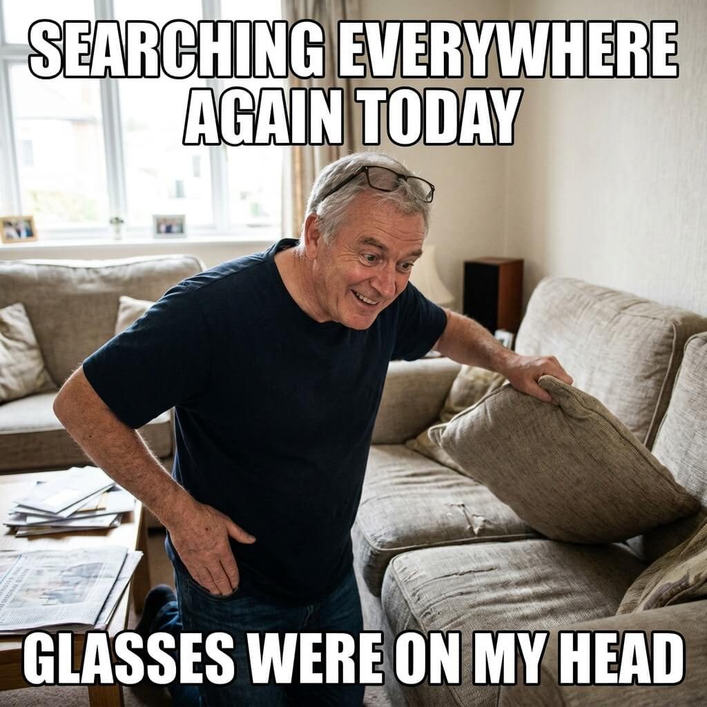 Glasses On The Head Meme
