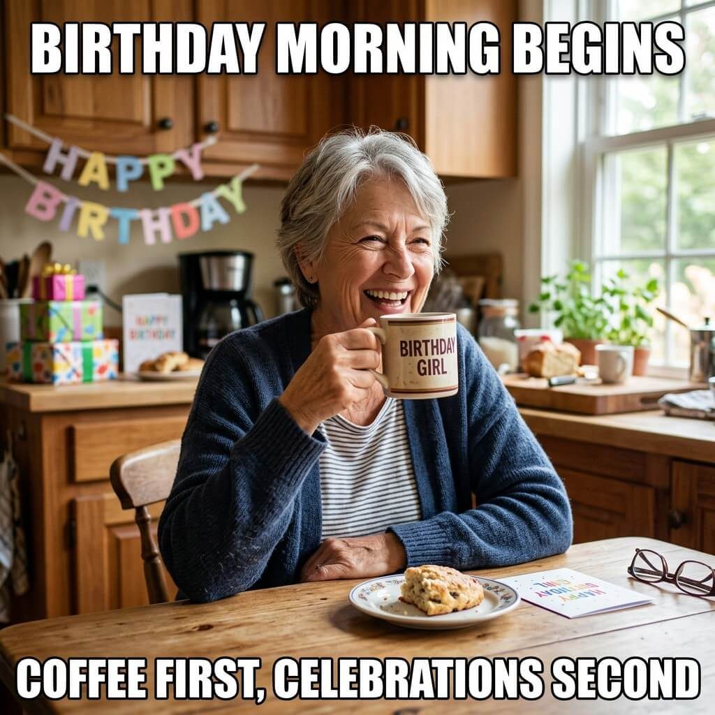 Coffee Before Confetti Meme