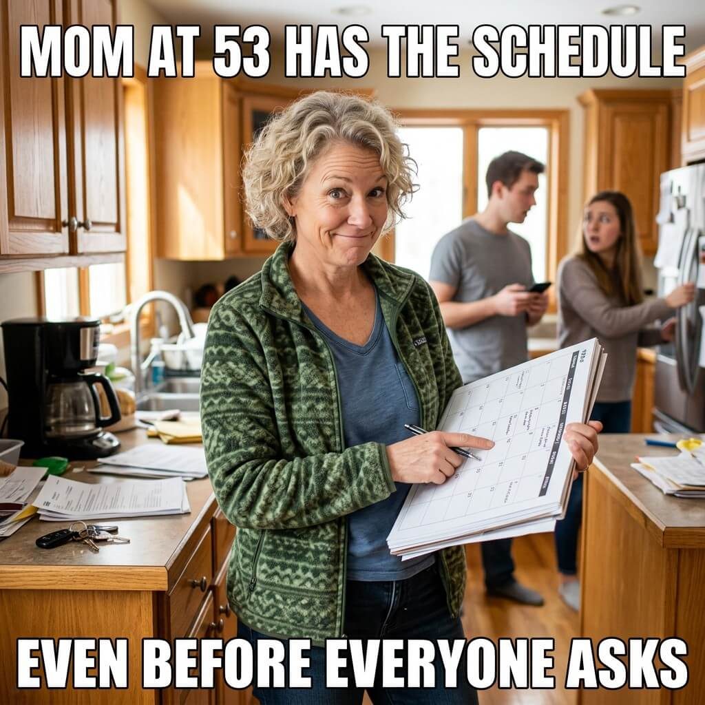 Schedule Ahead Mom Meme