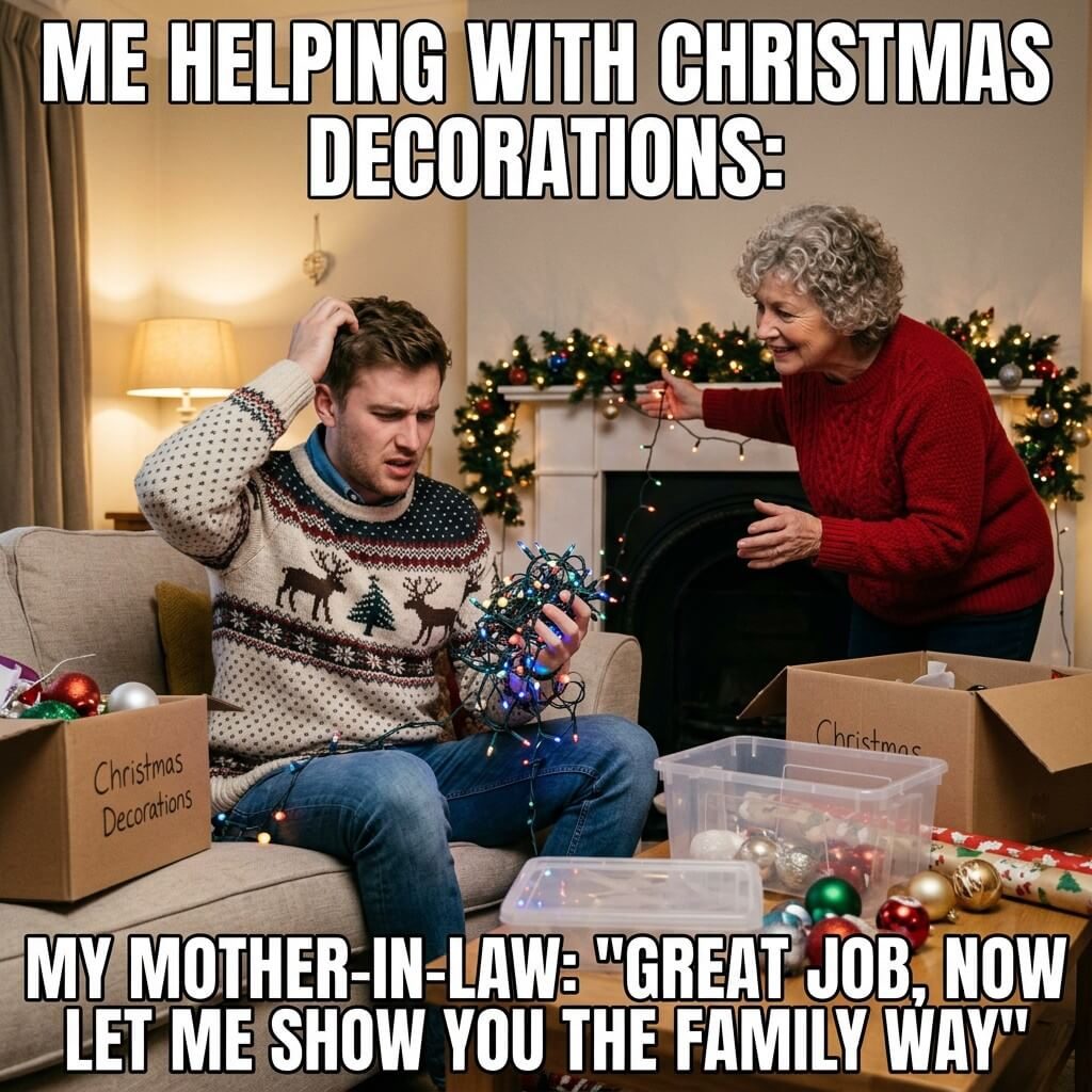 Decorating the Family Way Meme