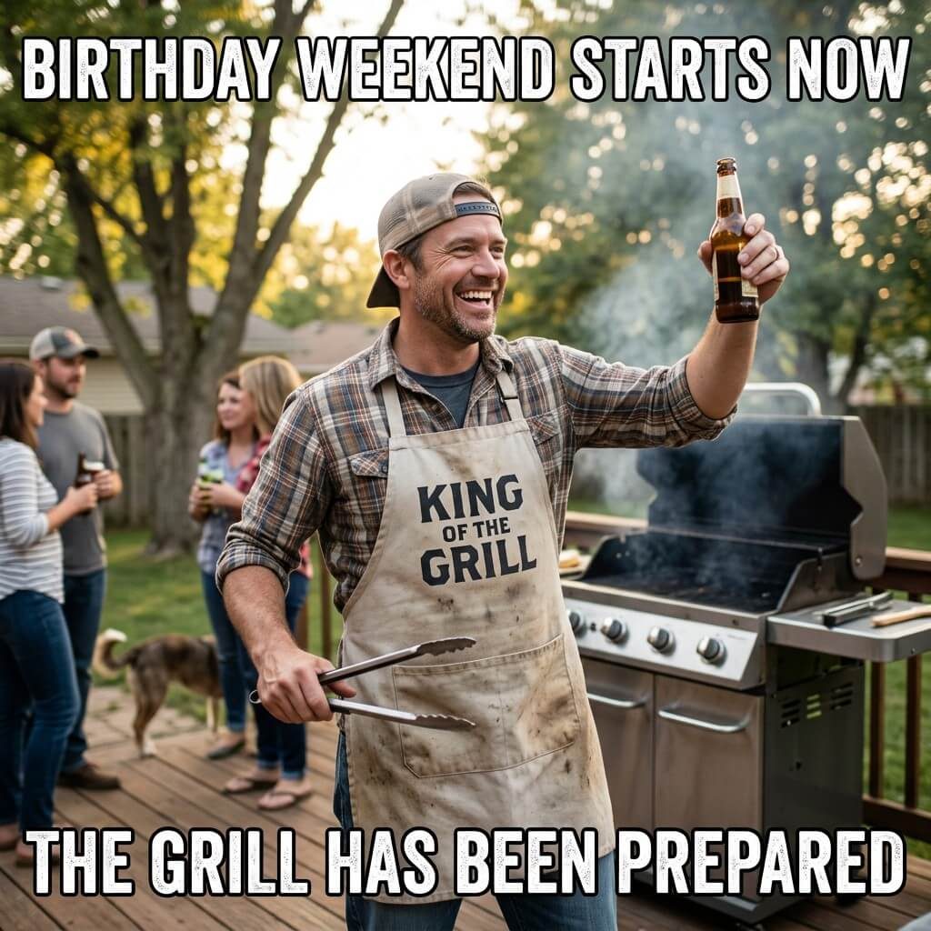 Backyard Pit Boss Meme