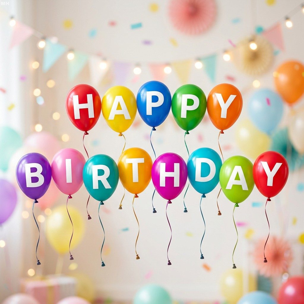Happy Birthday Balloons