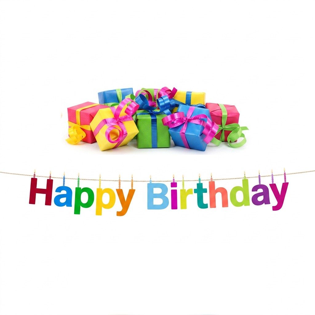Happy Birthday With Gifts