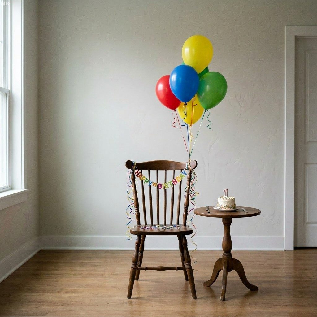 empty chair birthday celebration